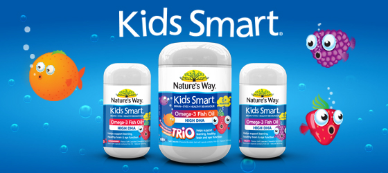 Viên Uống Nature's Way Kids Smart Omega3 Fish Oil Trio 180 Viên